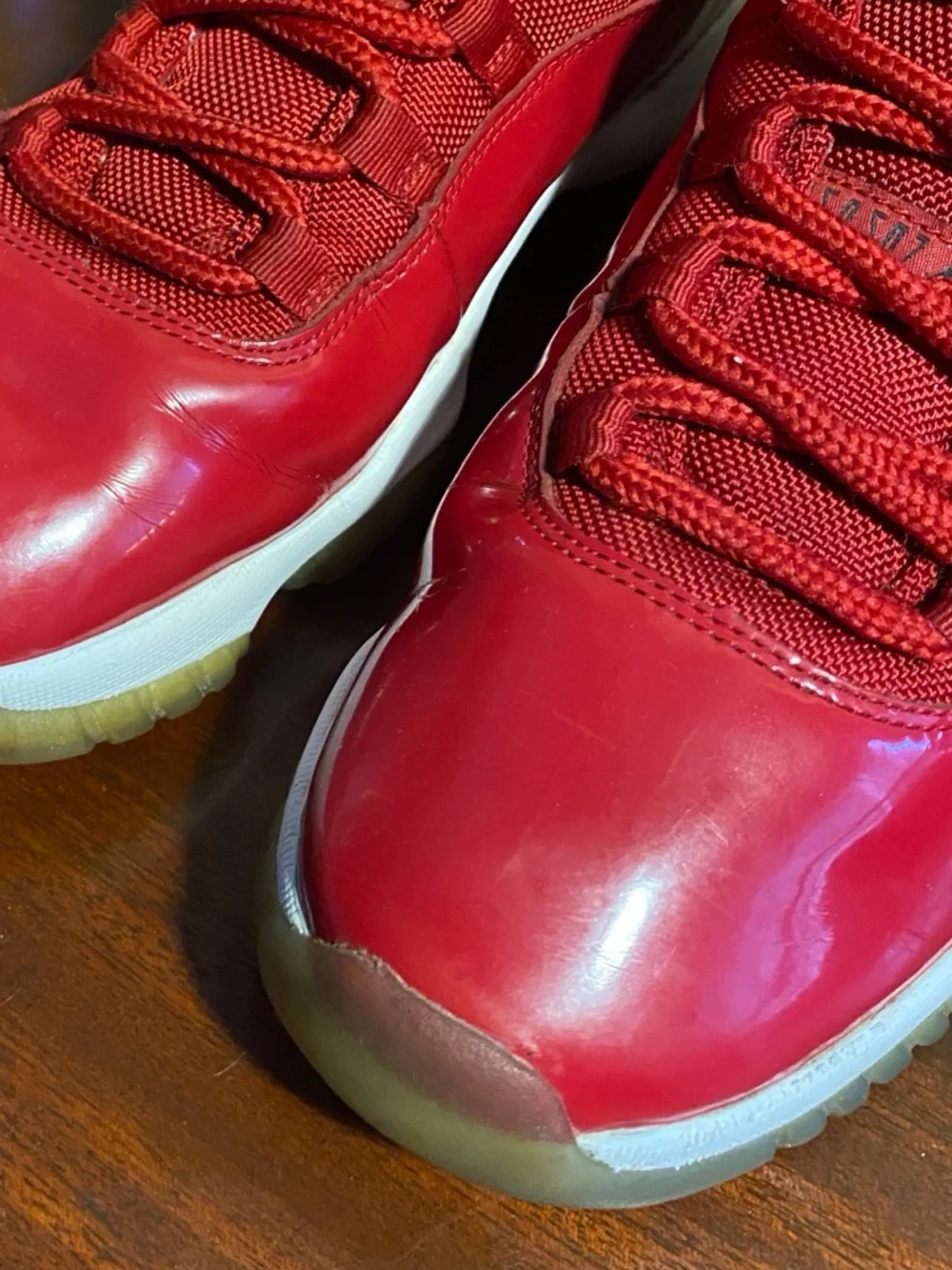 Jordan 11 Retro High Win Like ’96 Gym Red Sneakers Mens 10